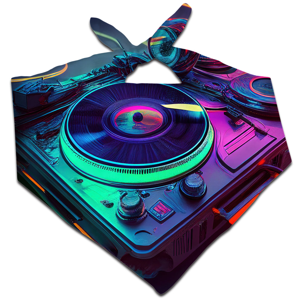 Neon Turntables Bandana, iEDM, | iEDM