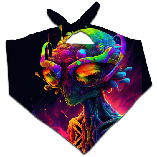 Psychedelic Alien Bandana, iEDM, | iEDM