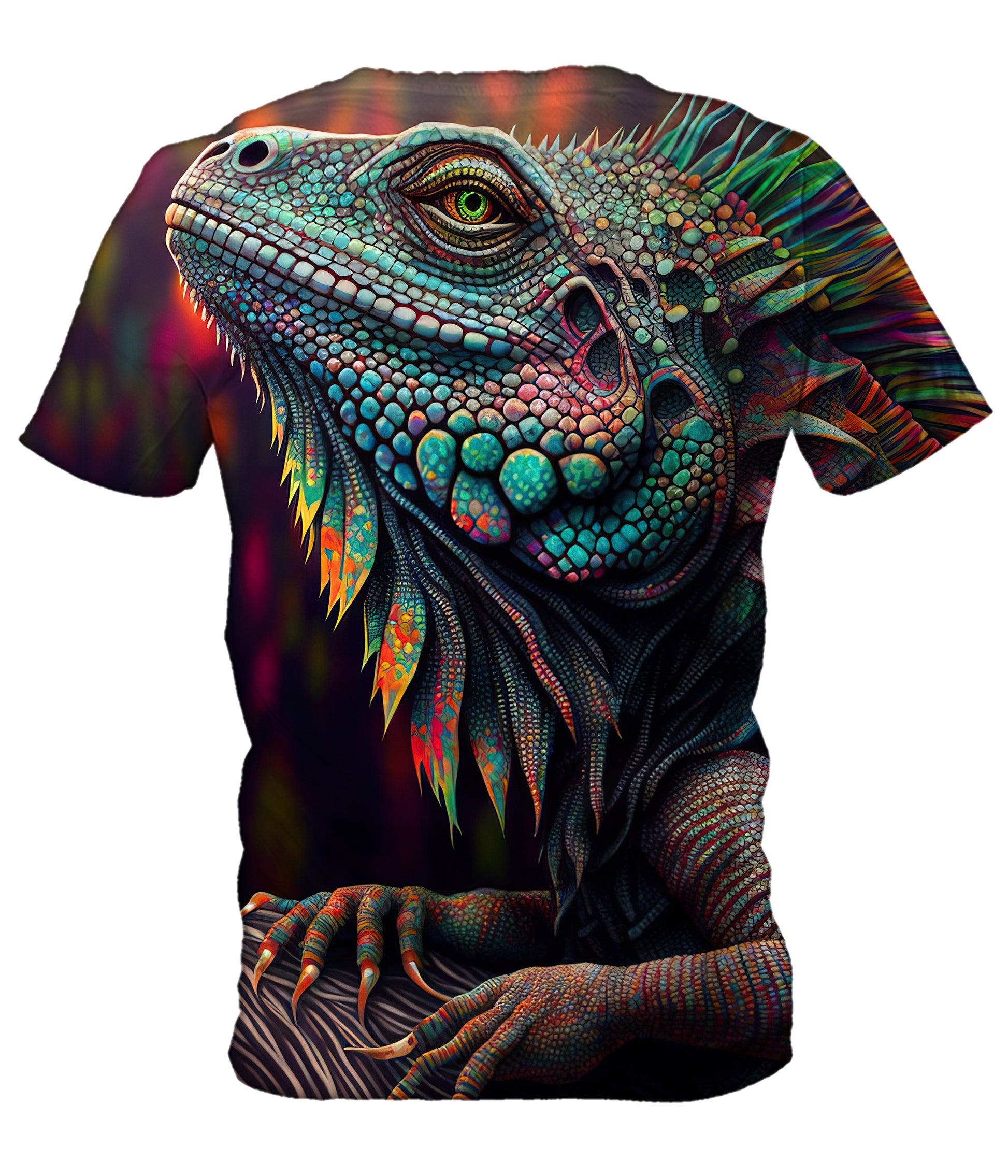 Psychedelic Giant Iguana 2.0 Men's T-Shirt, iEDM, | iEDM