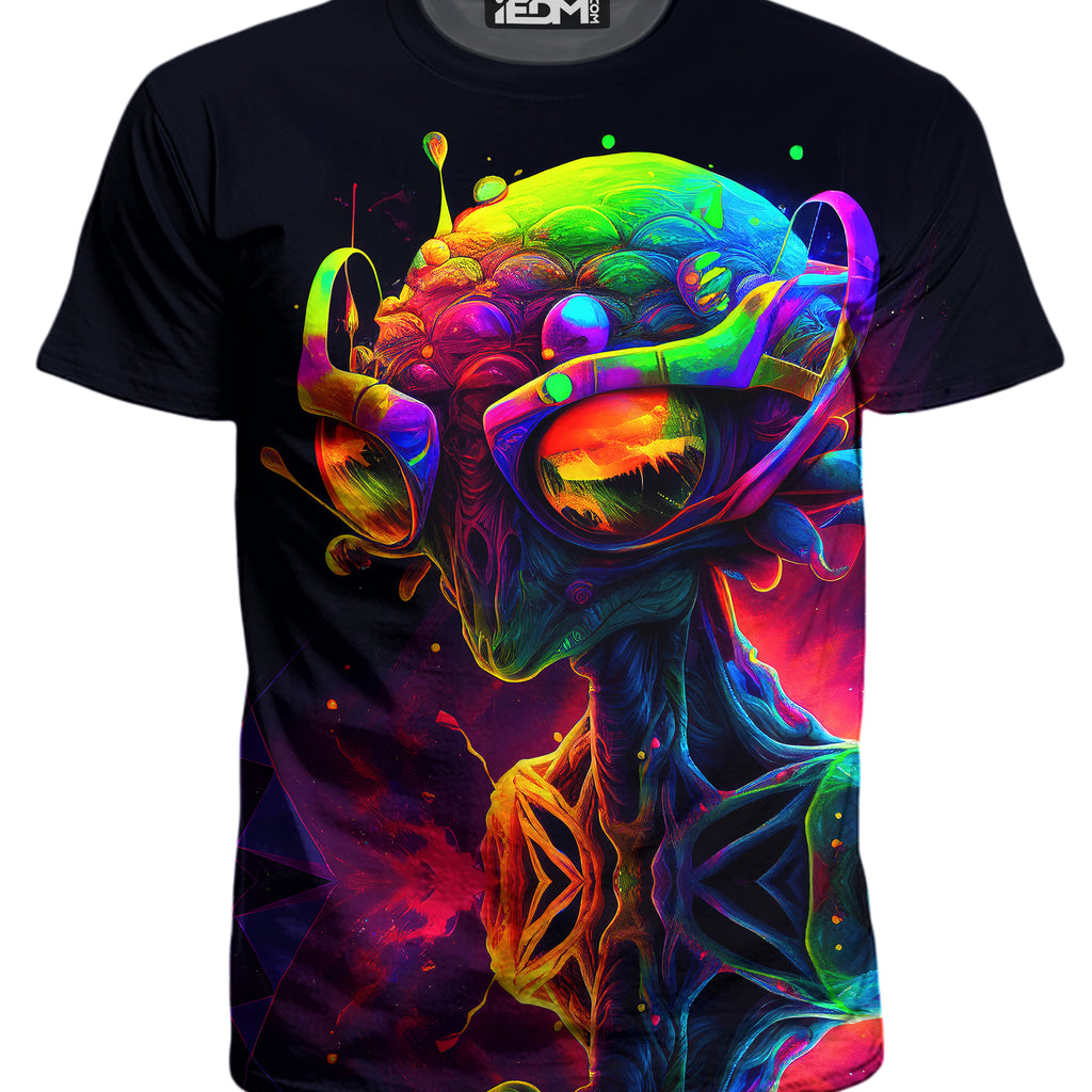 Psychedelic Alien Men's T-Shirt, iEDM, | iEDM