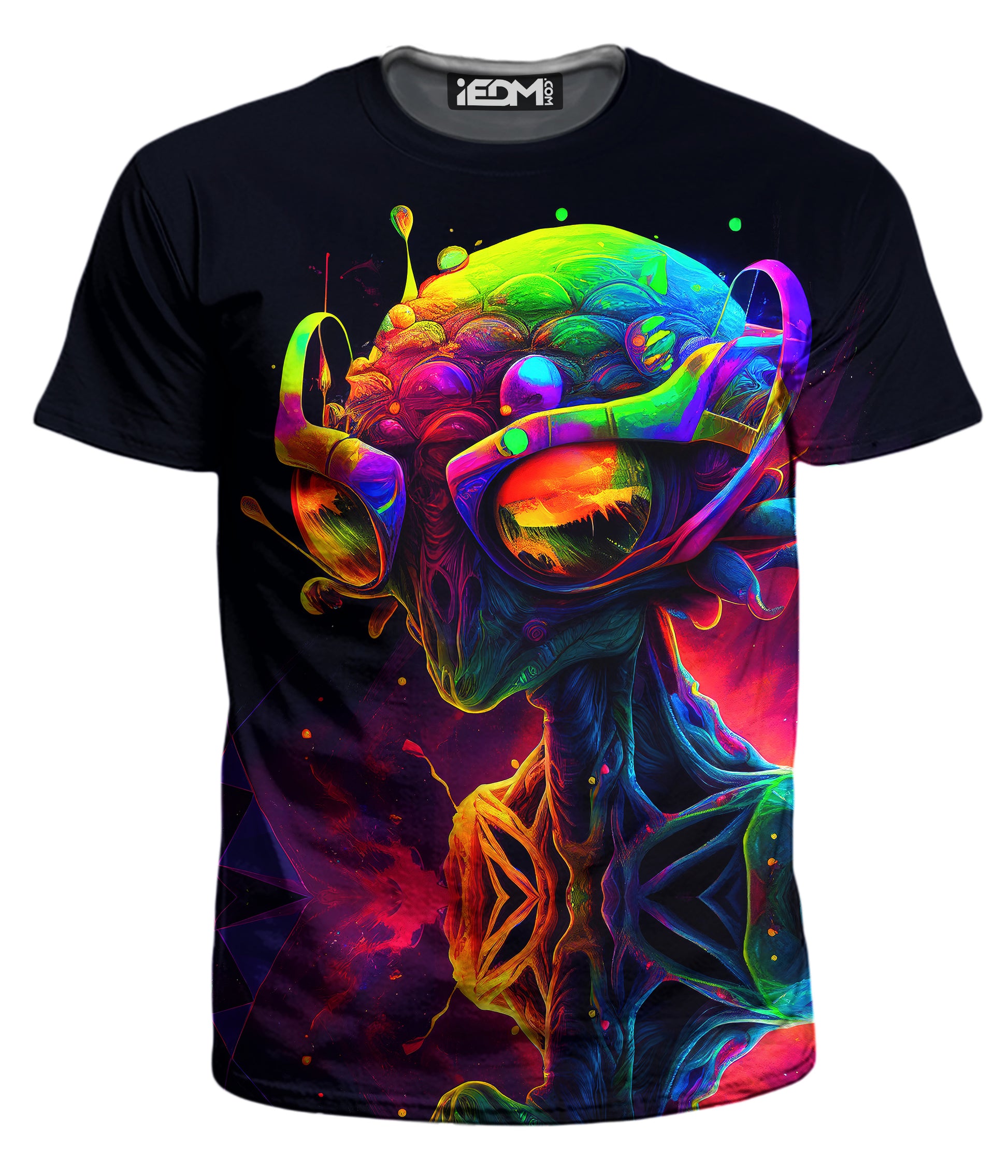 Psychedelic Alien Men's T-Shirt, iEDM, | iEDM