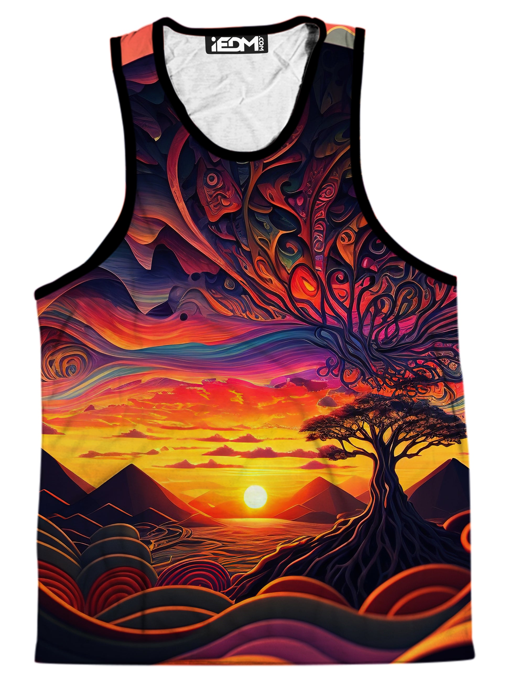 Acid Sunset Men's Tank, iEDM, | iEDM