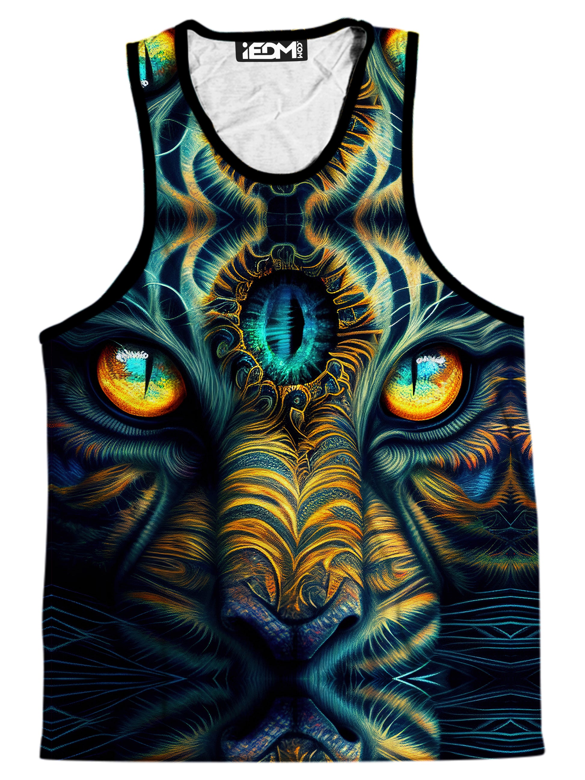 Tiger Eyes Psychedelic Men's Tank, iEDM, | iEDM