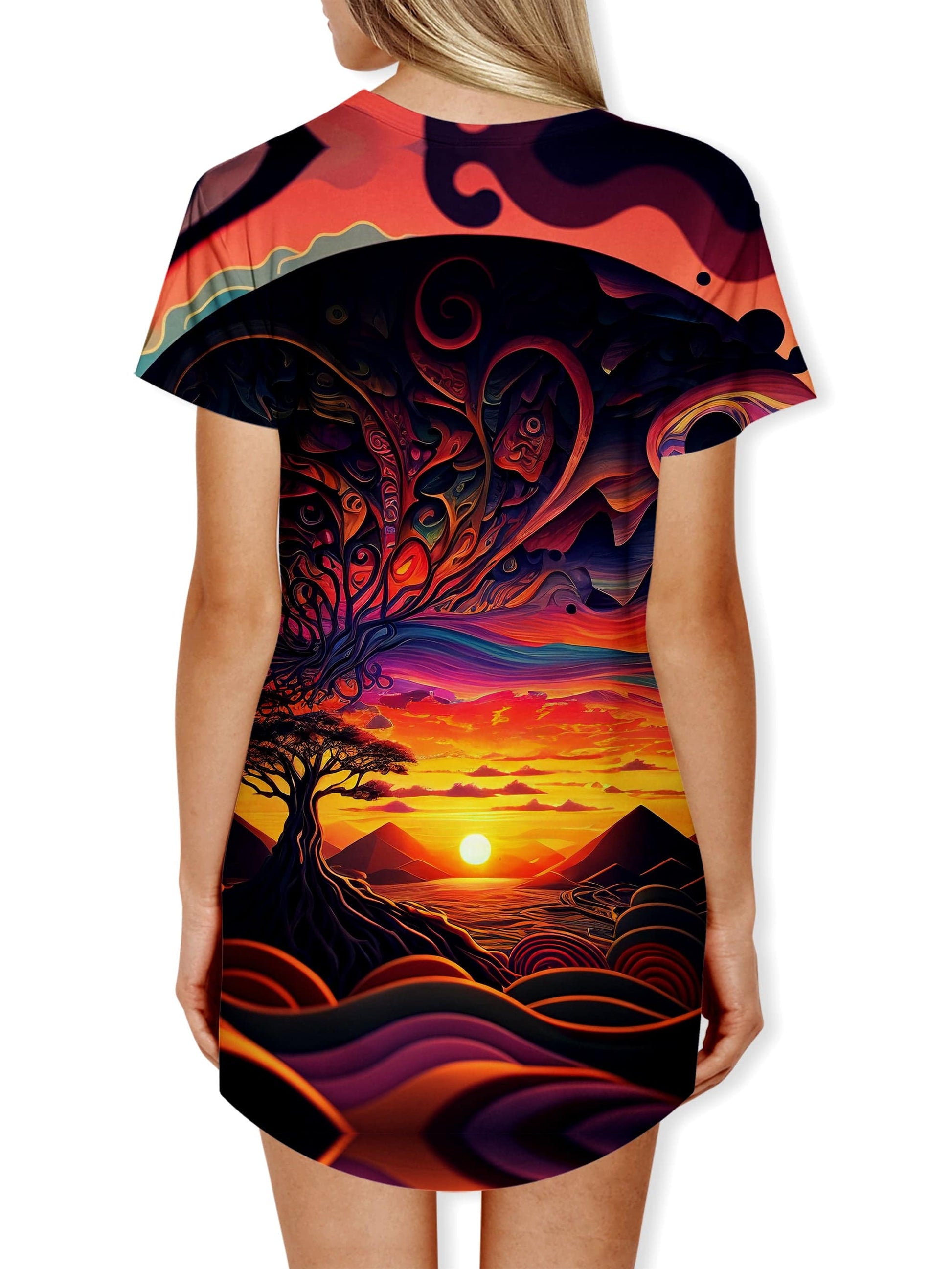 Acid Sunset Drop Cut Unisex T-Shirt, iEDM, | iEDM
