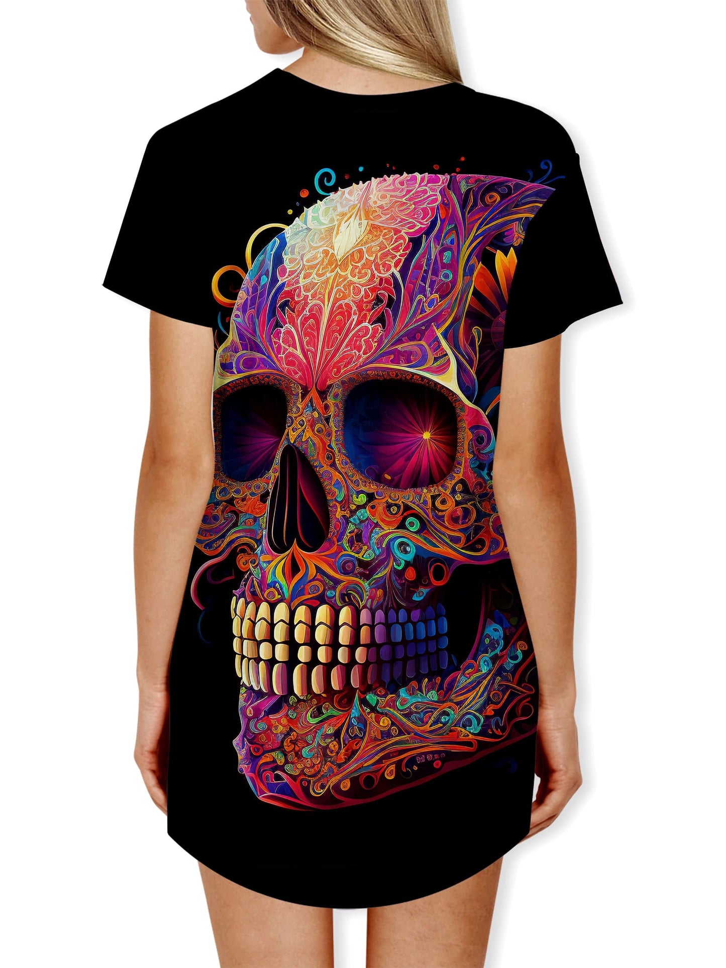 DOTD Skull Drop Cut Unisex T-Shirt, iEDM, | iEDM