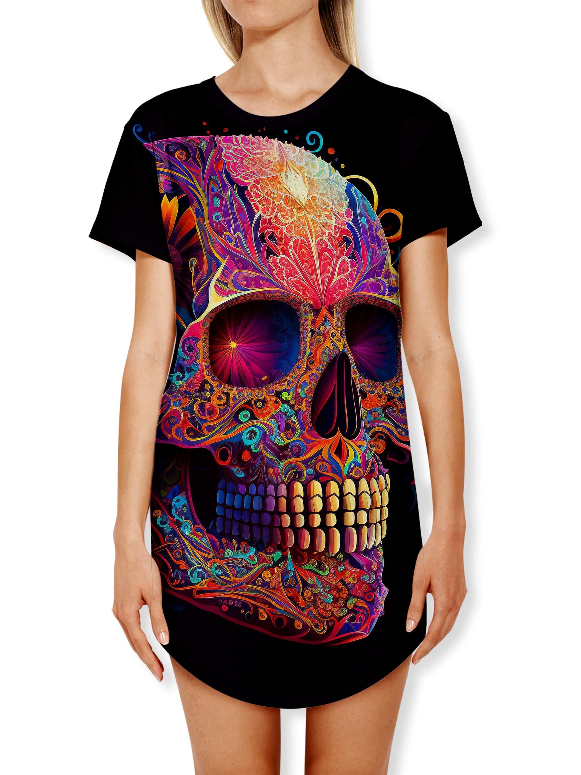 DOTD Skull Drop Cut Unisex T-Shirt, iEDM, | iEDM