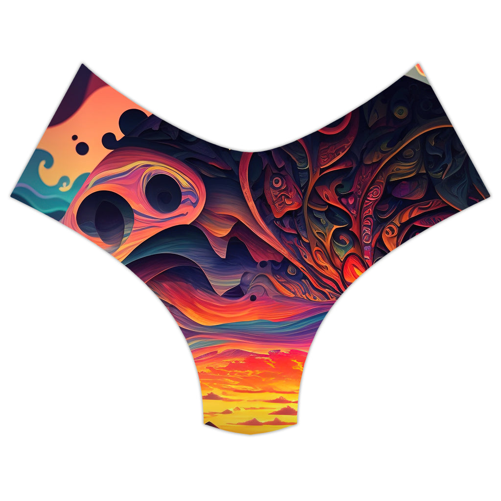 Acid Sunset Booty Shorts, iEDM, | iEDM
