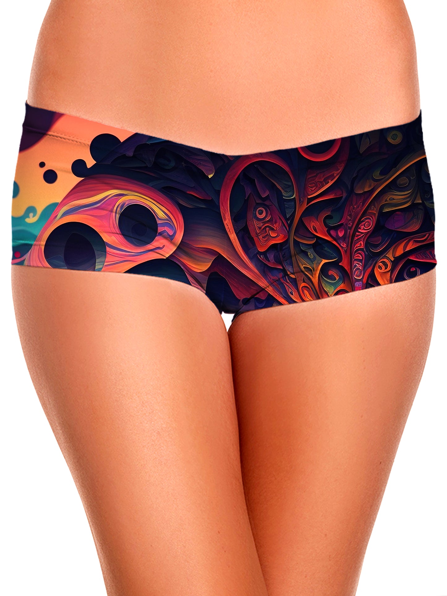 Acid Sunset Booty Shorts, iEDM, | iEDM