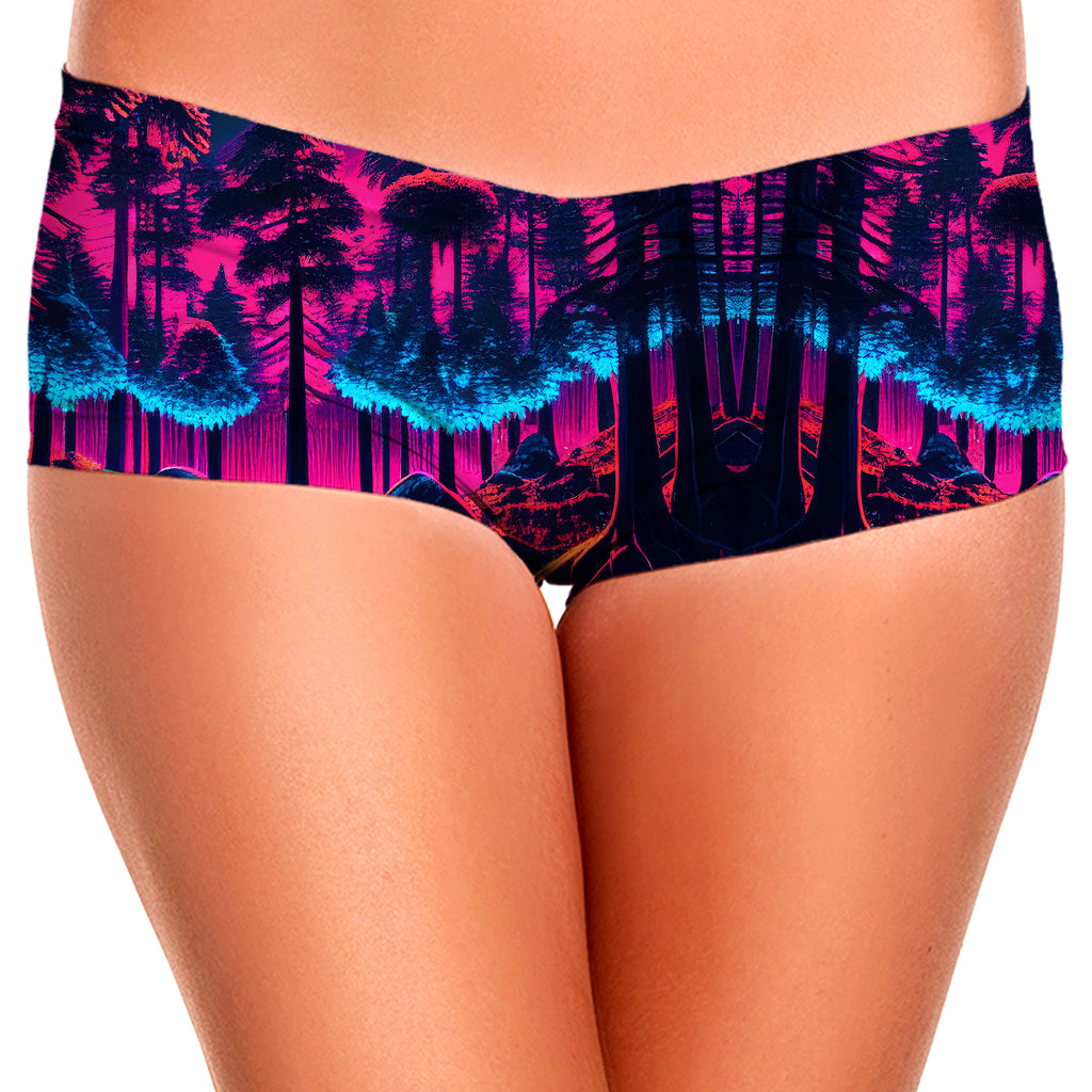 Neon Forest Booty Shorts, iEDM, | iEDM
