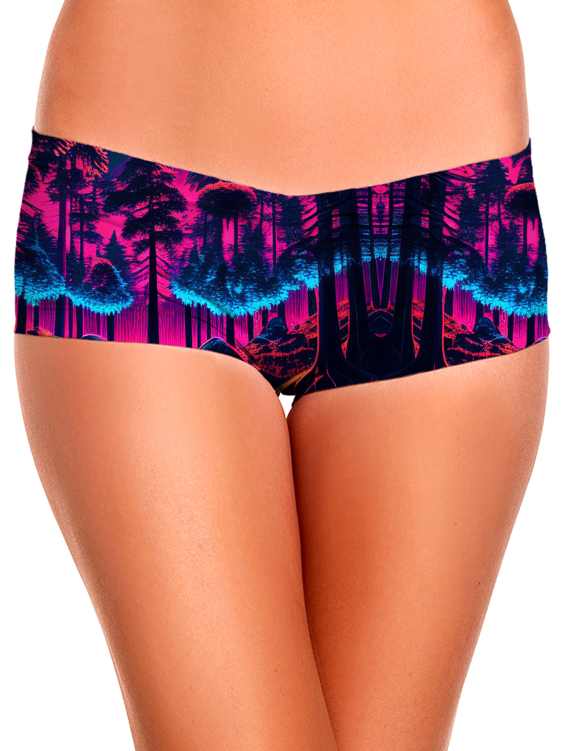 Neon Forest Booty Shorts, iEDM, | iEDM