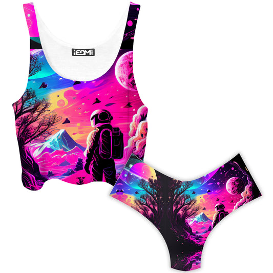 Metasphere Crop Top and Booty Shorts Combo, iEDM, | iEDM