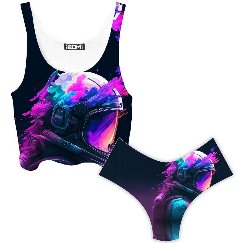 Lightyears Away Crop Top and Booty Shorts Combo, iEDM, | iEDM