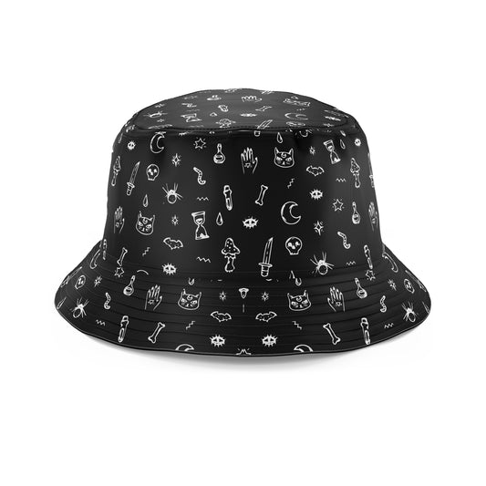 Black Pattern Bucket Hat, iEDM, | iEDM