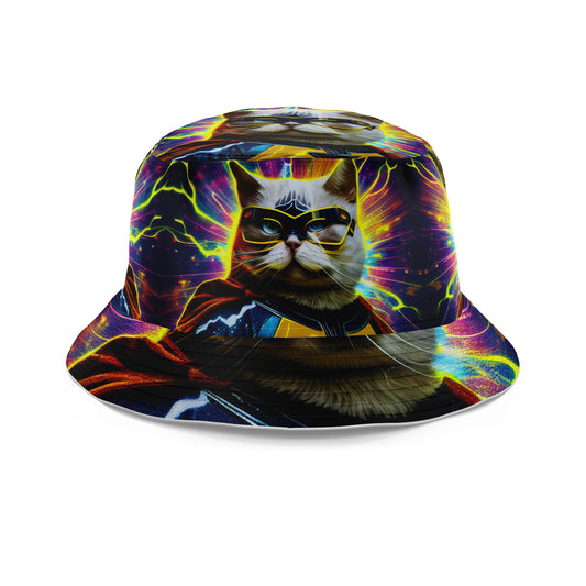 Cat Hero Bucket Hat, iEDM, | iEDM