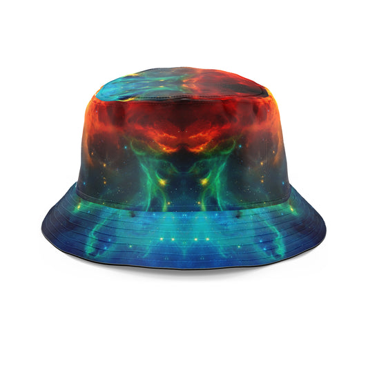 Fire And Ice Galaxy Bucket Hat, iEDM, | iEDM