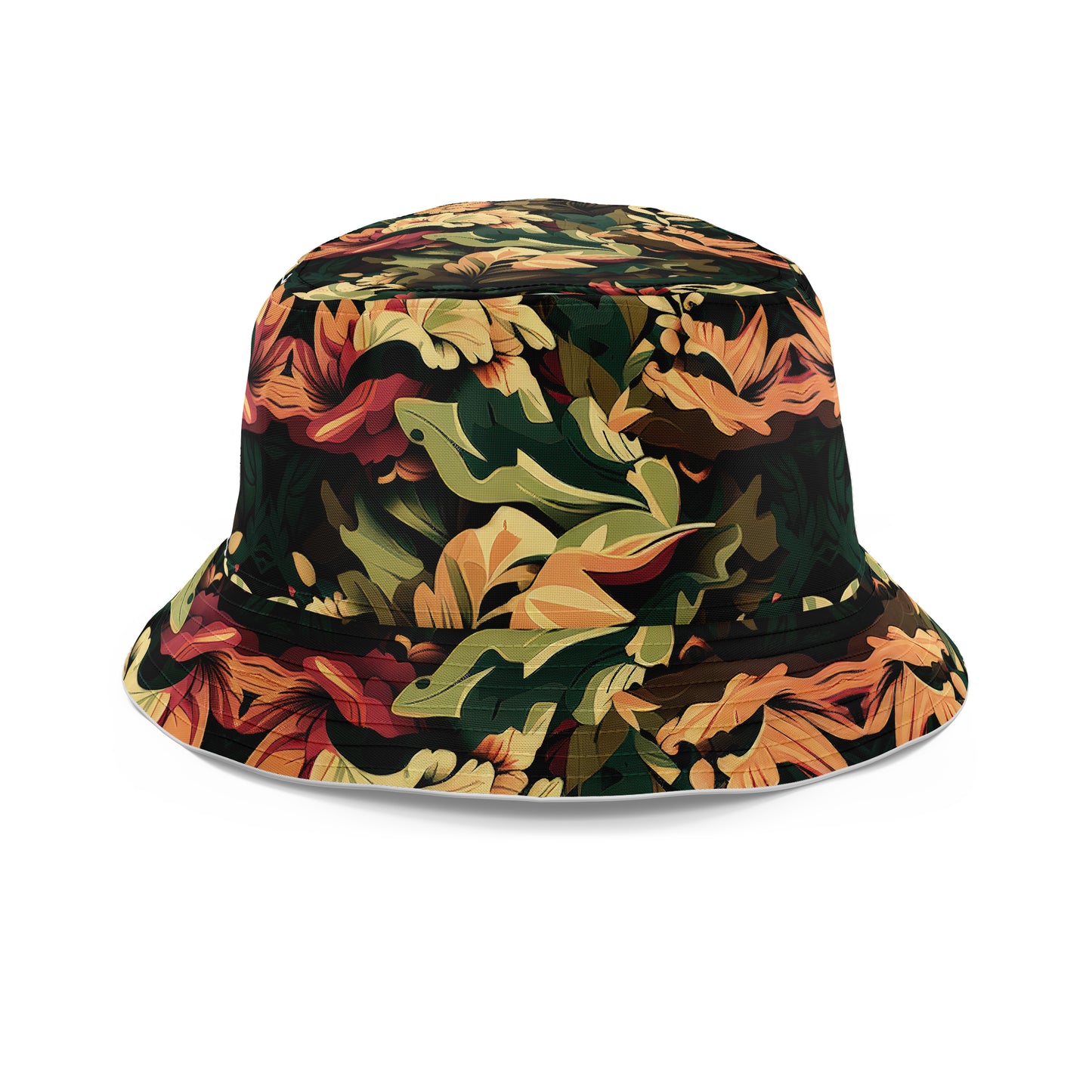 Floral Camo Pattern 01 Bucket Hat, iEDM, | iEDM