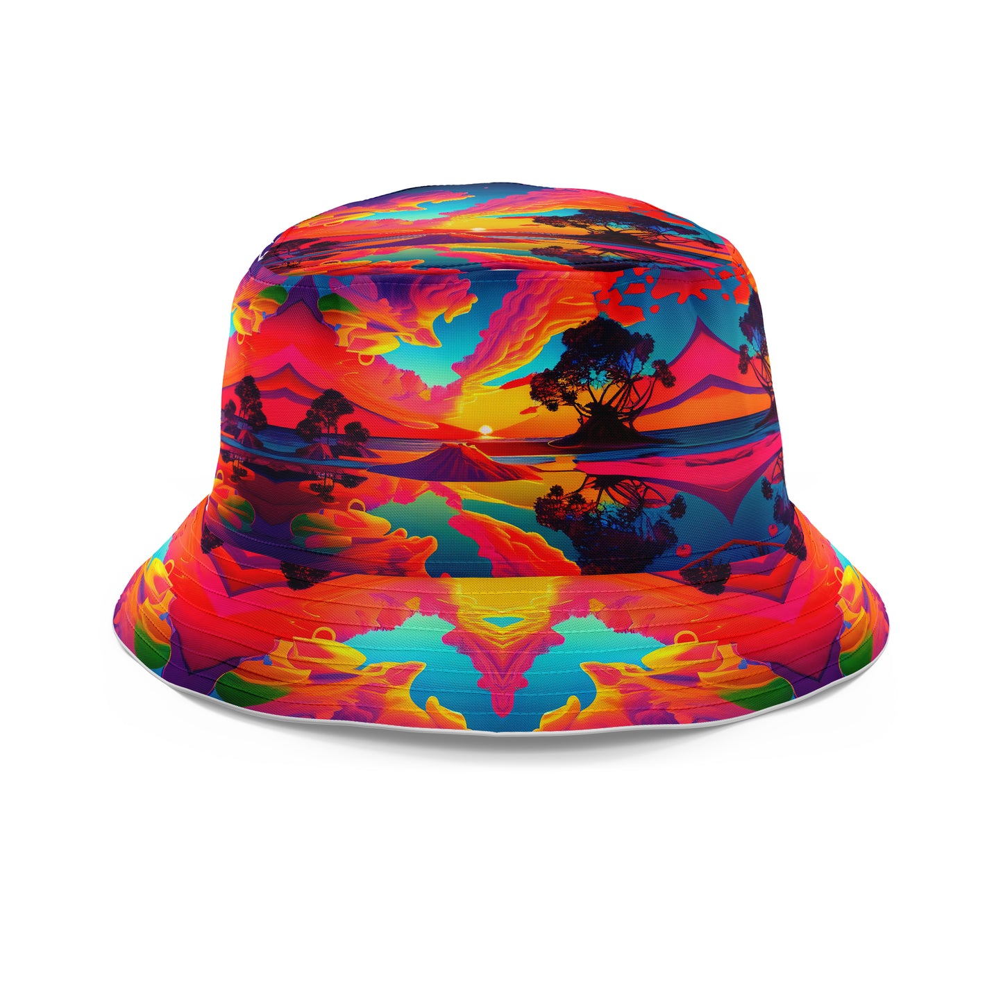 Psychedelic Sunset 03 Bucket Hat, iEDM, | iEDM