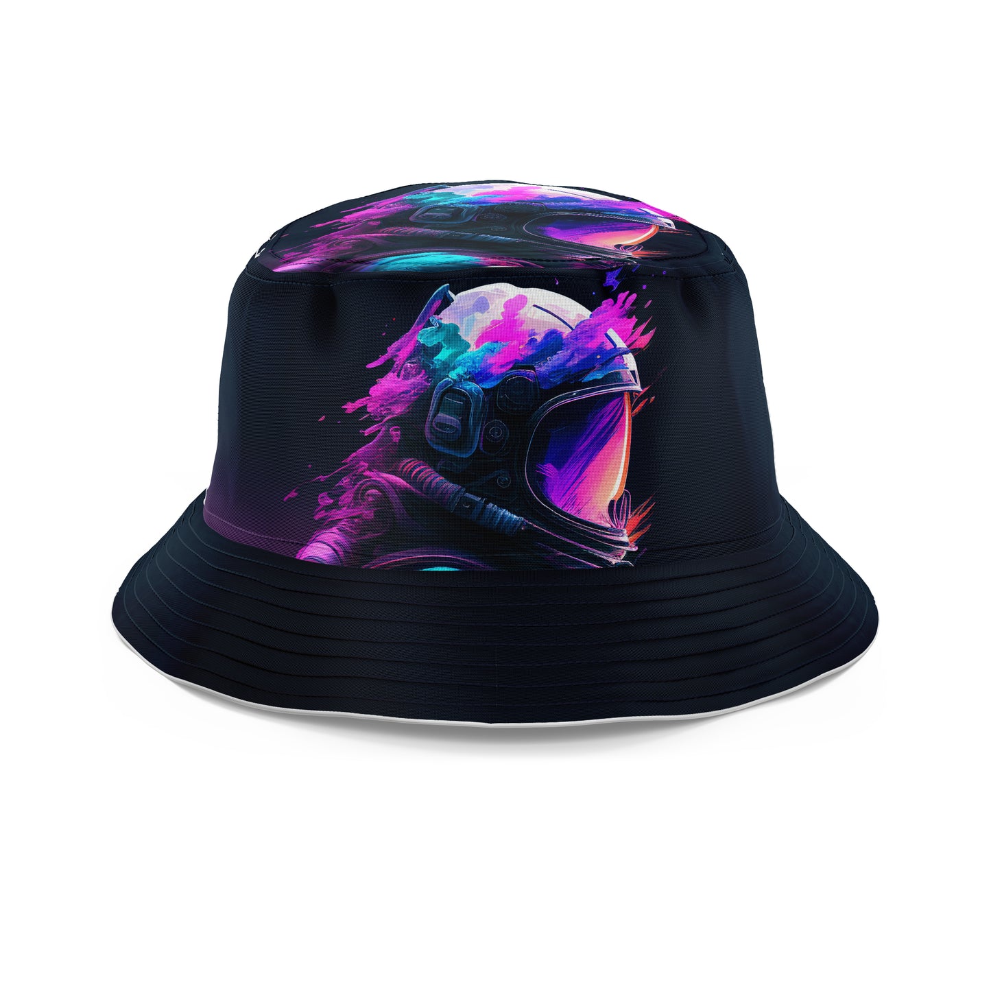 Vaporwave Astronaut 01 Bucket Hat, iEDM, | iEDM