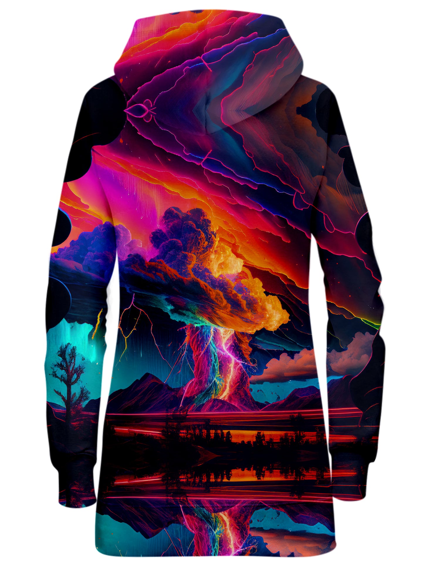 Rainbow Storm Hoodie Dress, iEDM, | iEDM