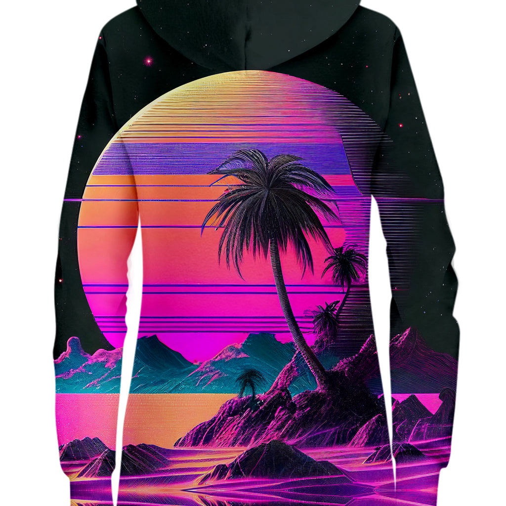 Vaporwave Solar System Hoodie Dress, iEDM, | iEDM