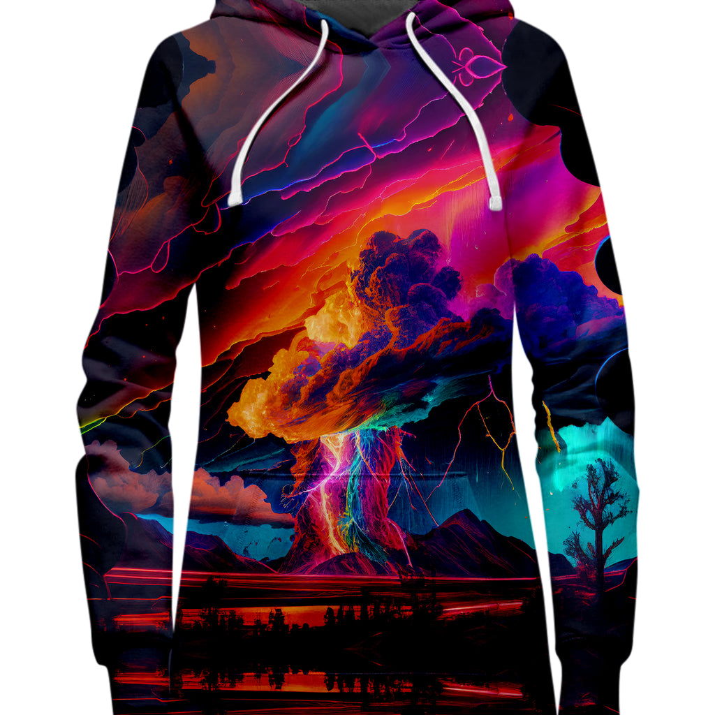 Rainbow Storm Hoodie Dress, iEDM, | iEDM