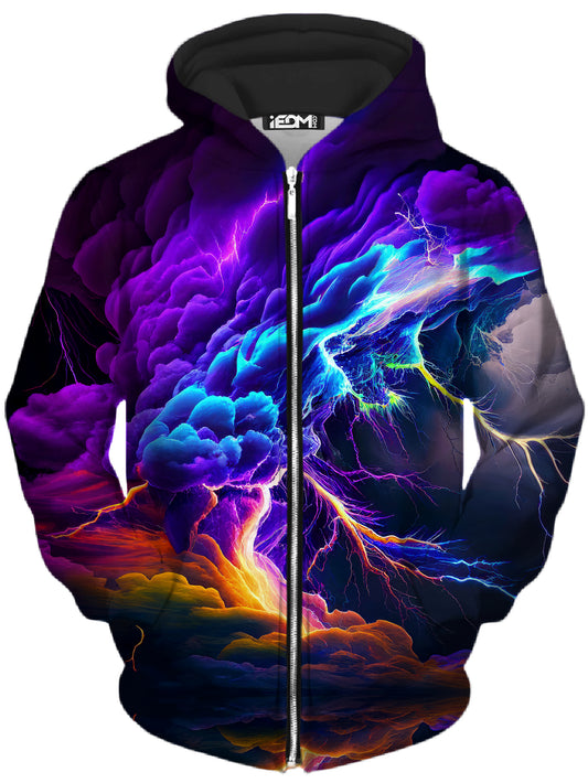 Dimensional Rift Unisex Zip-Up Hoodie, iEDM, | iEDM