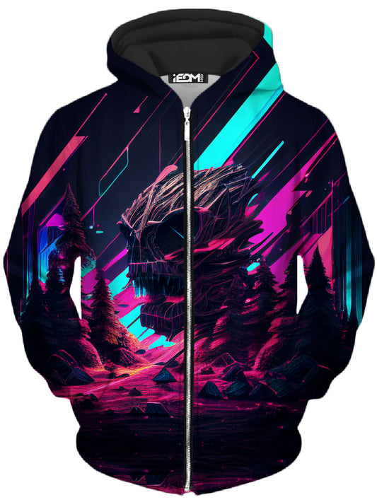 Portal Breach Unisex Zip-Up Hoodie, iEDM, | iEDM