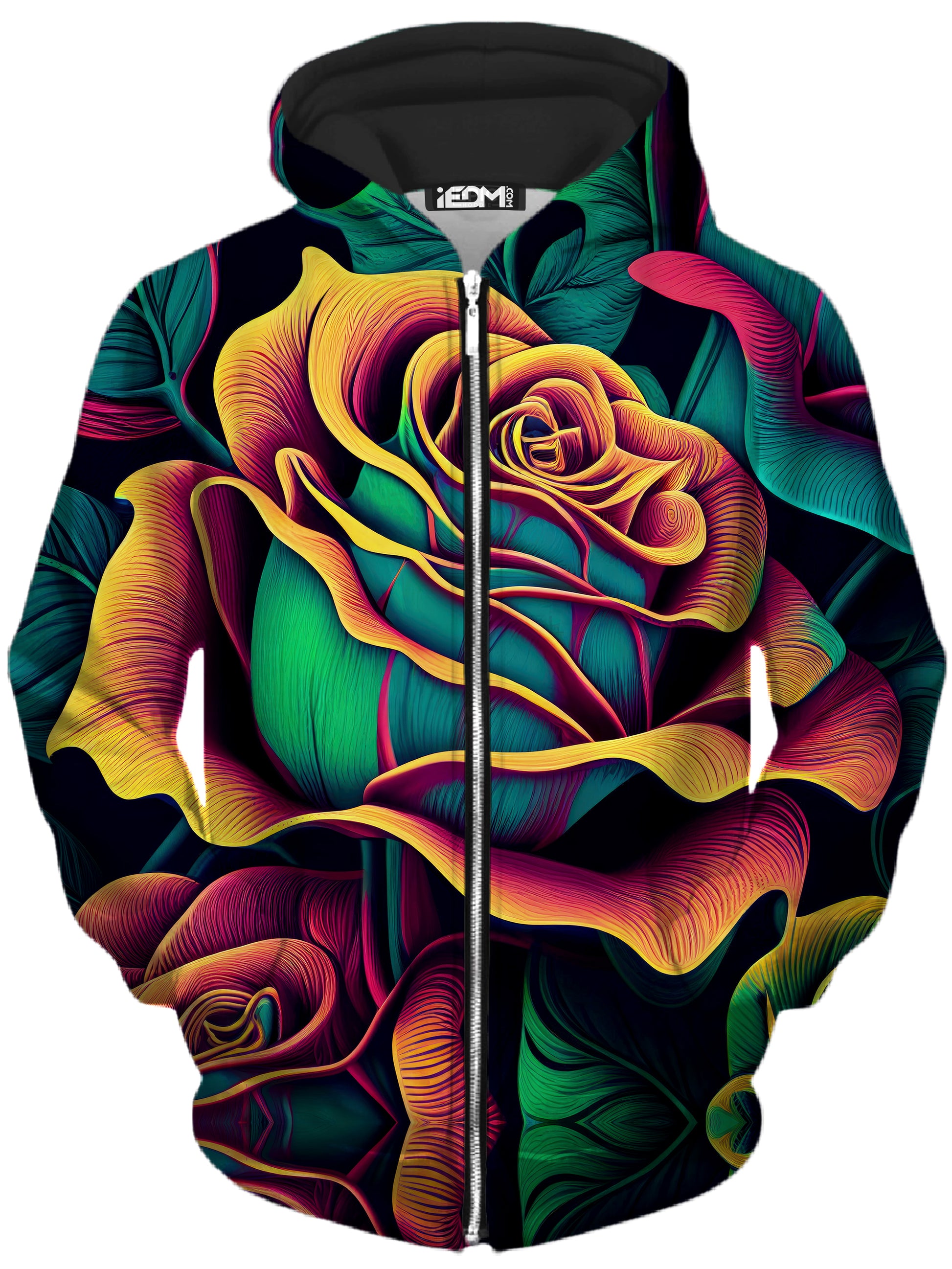 Rosebud Zip-Up Hoodie and Leggings Combo, iEDM, | iEDM