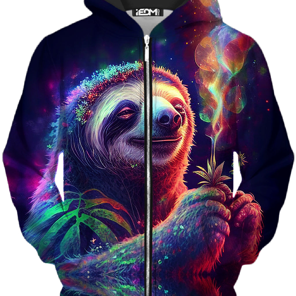 Chill Sloth Zip-Up Hoodie and Joggers Combo, iEDM, | iEDM
