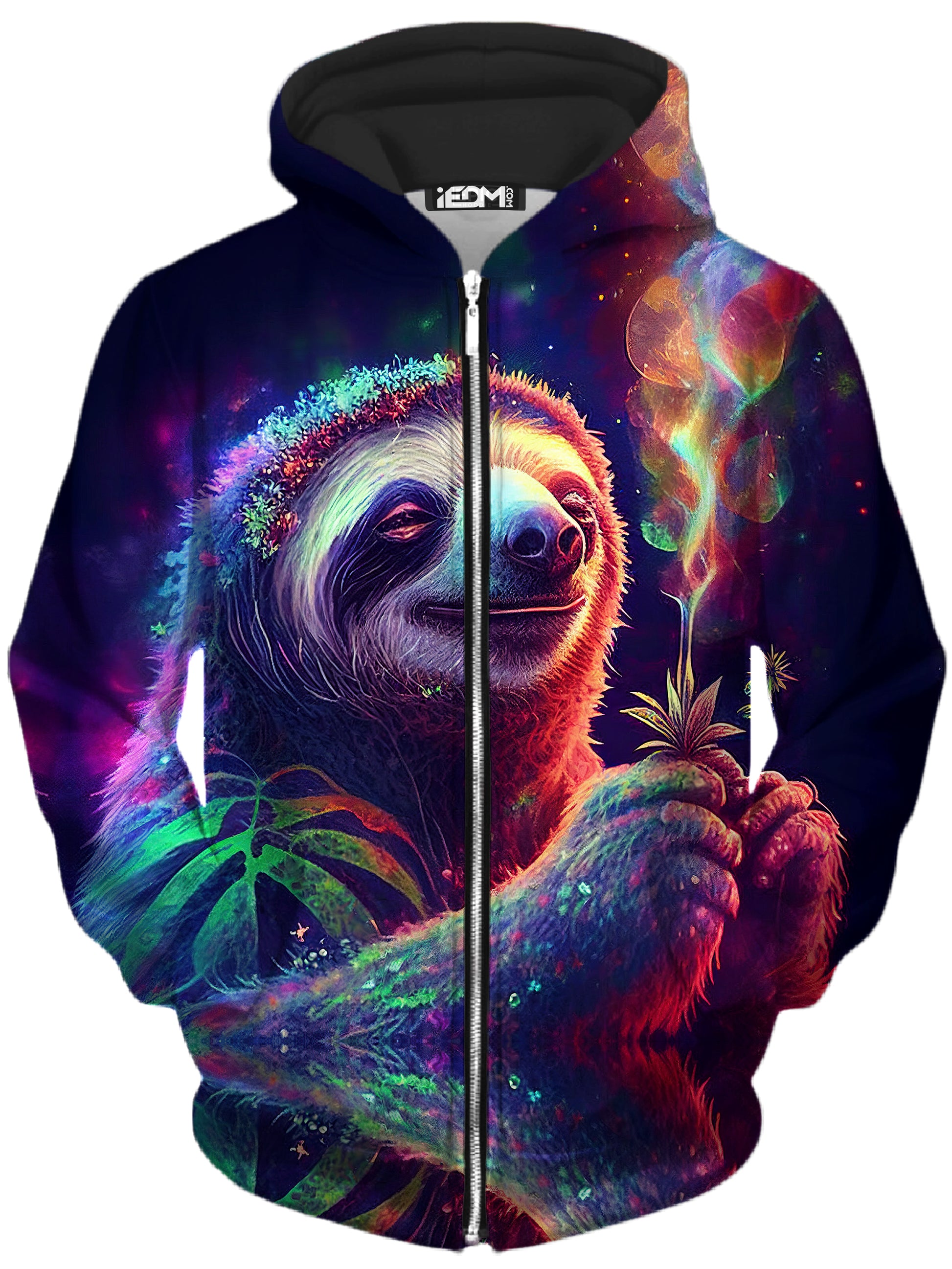 Chill Sloth Zip-Up Hoodie and Joggers Combo, iEDM, | iEDM