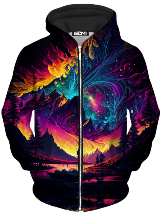 Tundra Unisex Zip-Up Hoodie, iEDM, | iEDM