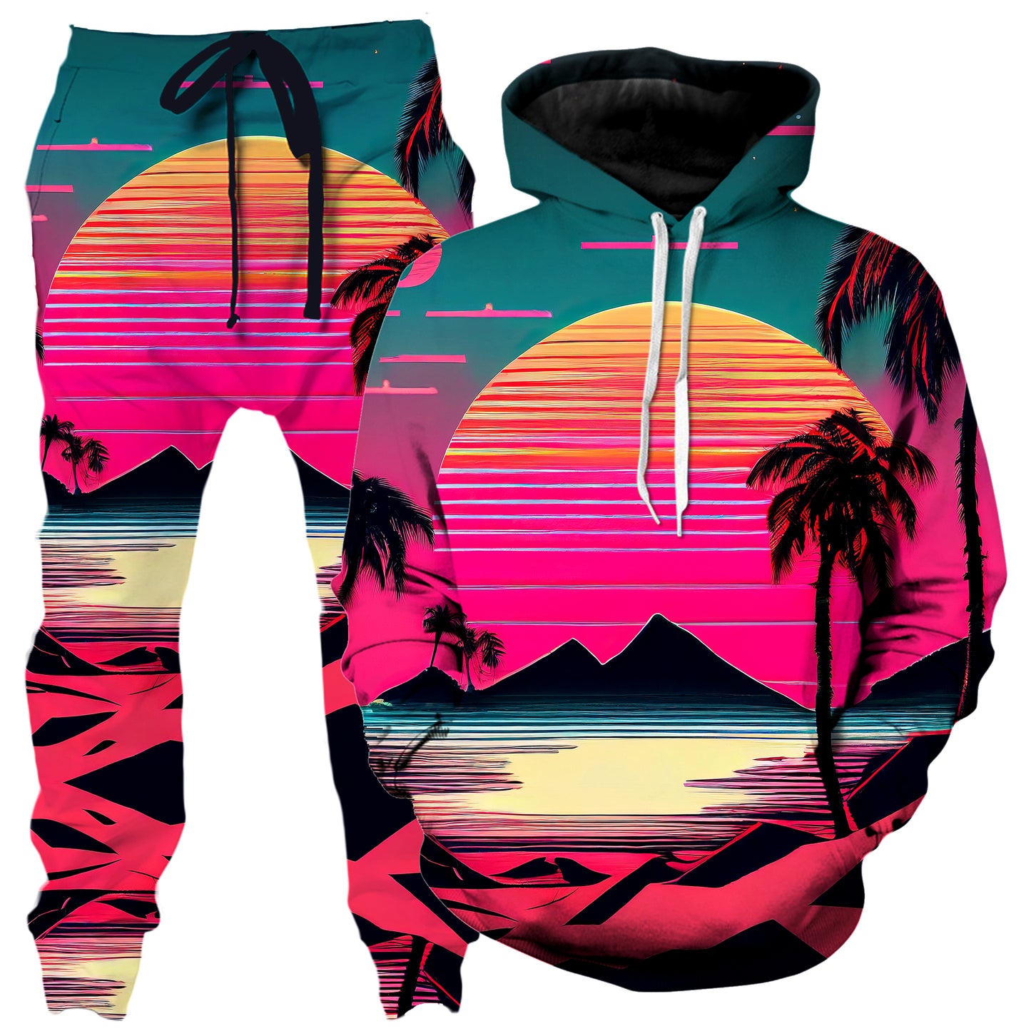 Beach Sunset Hoodie and Joggers Combo, iEDM, | iEDM