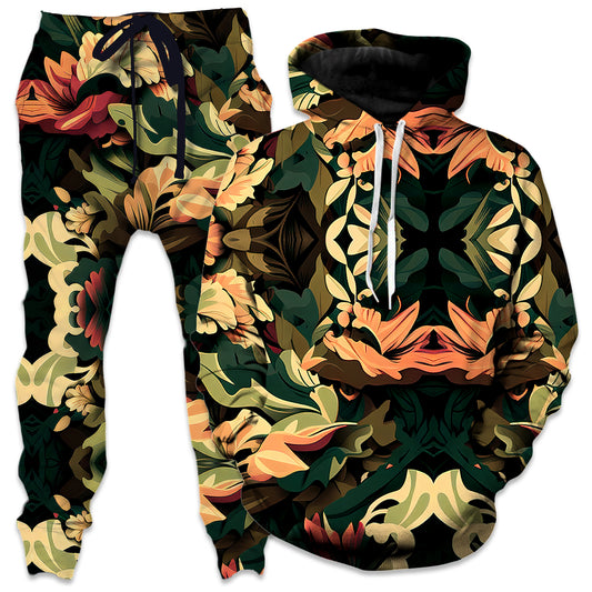 Floral Camo Hoodie and Joggers Combo, iEDM, | iEDM