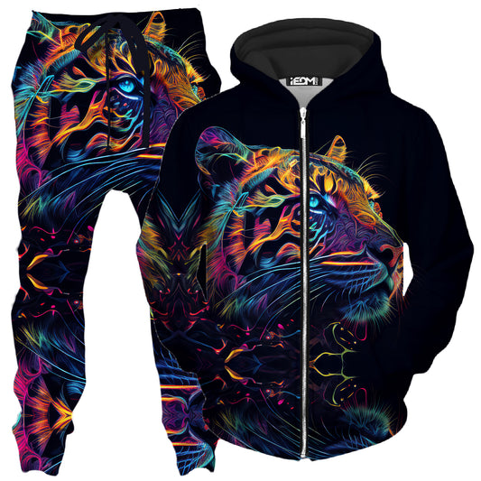 Tigre Realm Zip-Up Hoodie and Joggers Combo, iEDM, | iEDM