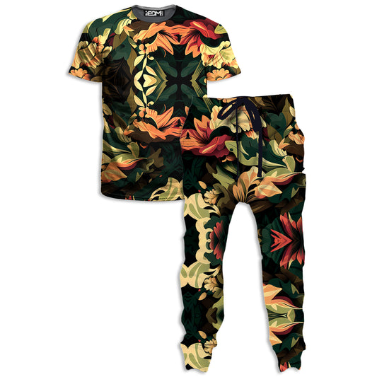 Floral Camo T-Shirt and Joggers Combo, iEDM, | iEDM