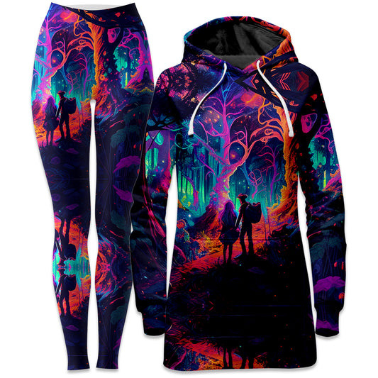 Soulmates Hoodie Dress and Leggings Combo, iEDM, | iEDM