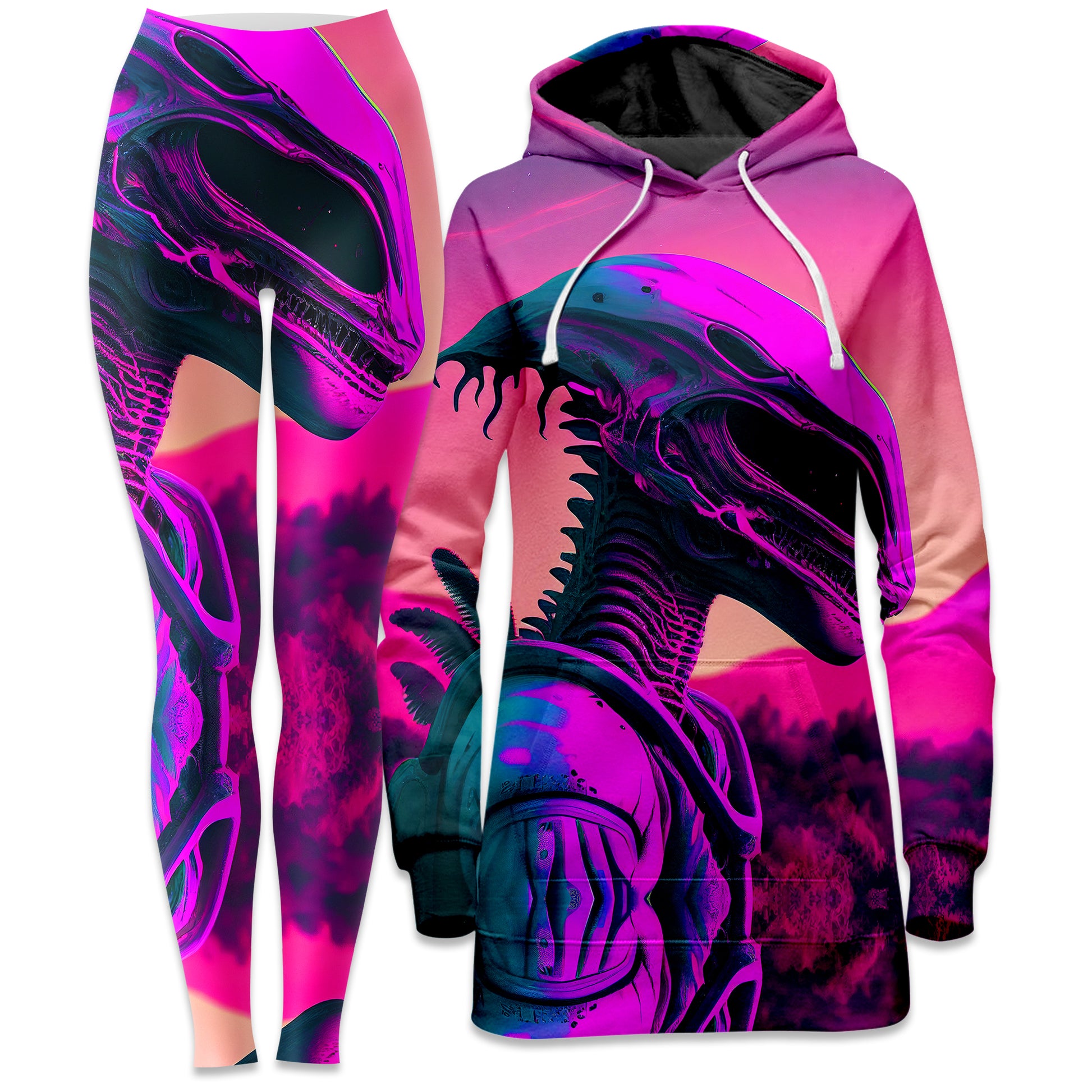 Dawn of a New Age Hoodie Dress and Leggings Combo, iEDM, | iEDM