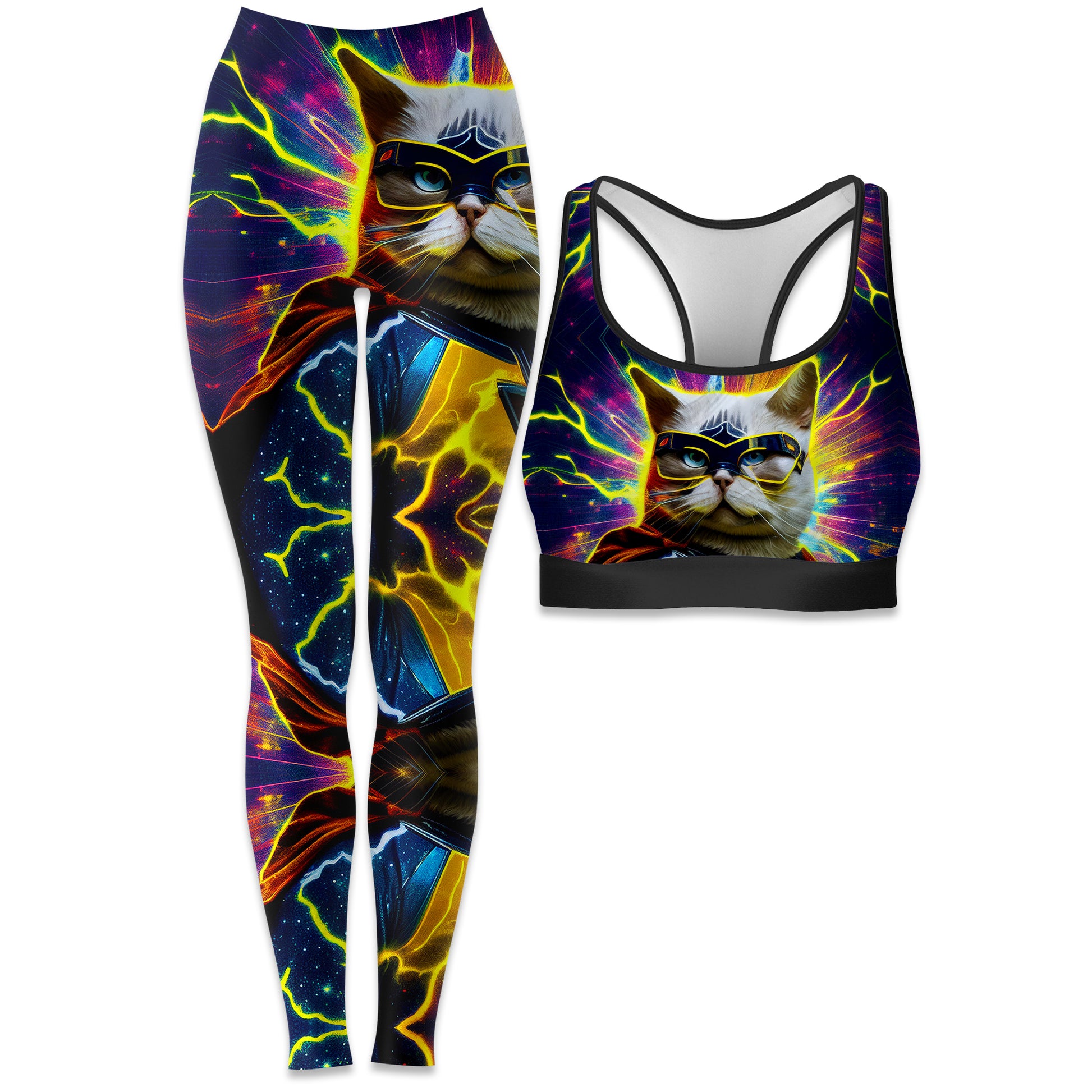 Cat Hero Rave Bra and Leggings Combo, iEDM, | iEDM