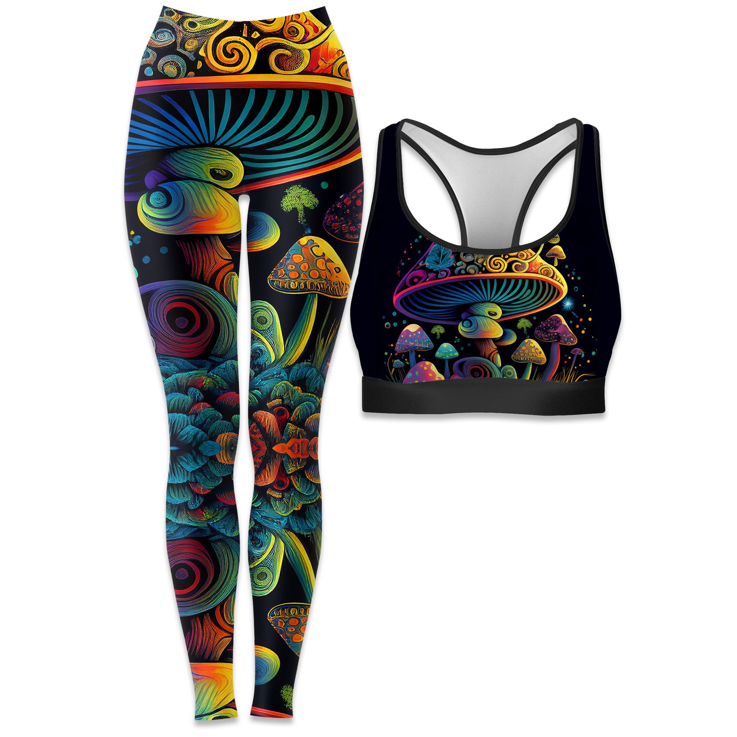 Shroom Melt Rave Bra and Leggings Combo, iEDM, | iEDM