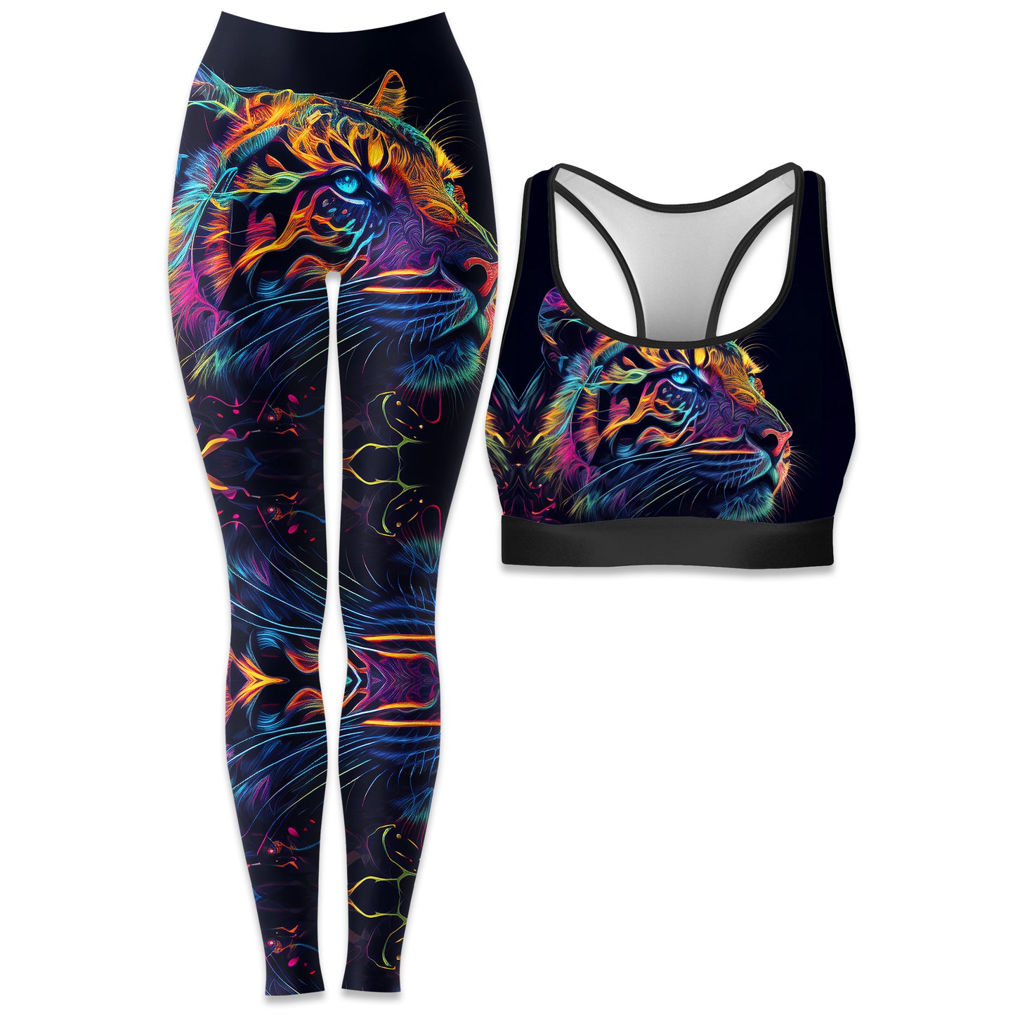 Tigre Realm Rave Bra and Leggings Combo, iEDM, | iEDM