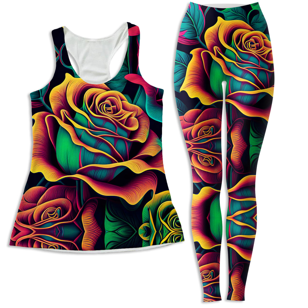 Rosebud Women's Tank and Leggings Combo, iEDM, | iEDM