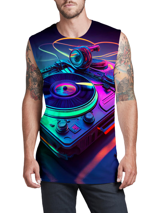 Neon Turntables Men's Muscle Tank, iEDM, | iEDM