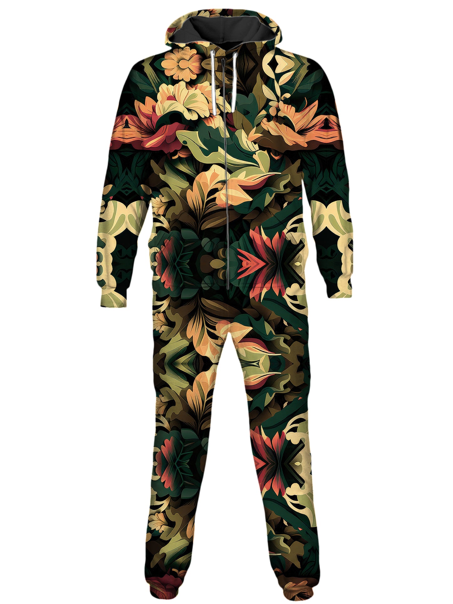Floral Camo Pattern 01 Onesie, iEDM, | iEDM
