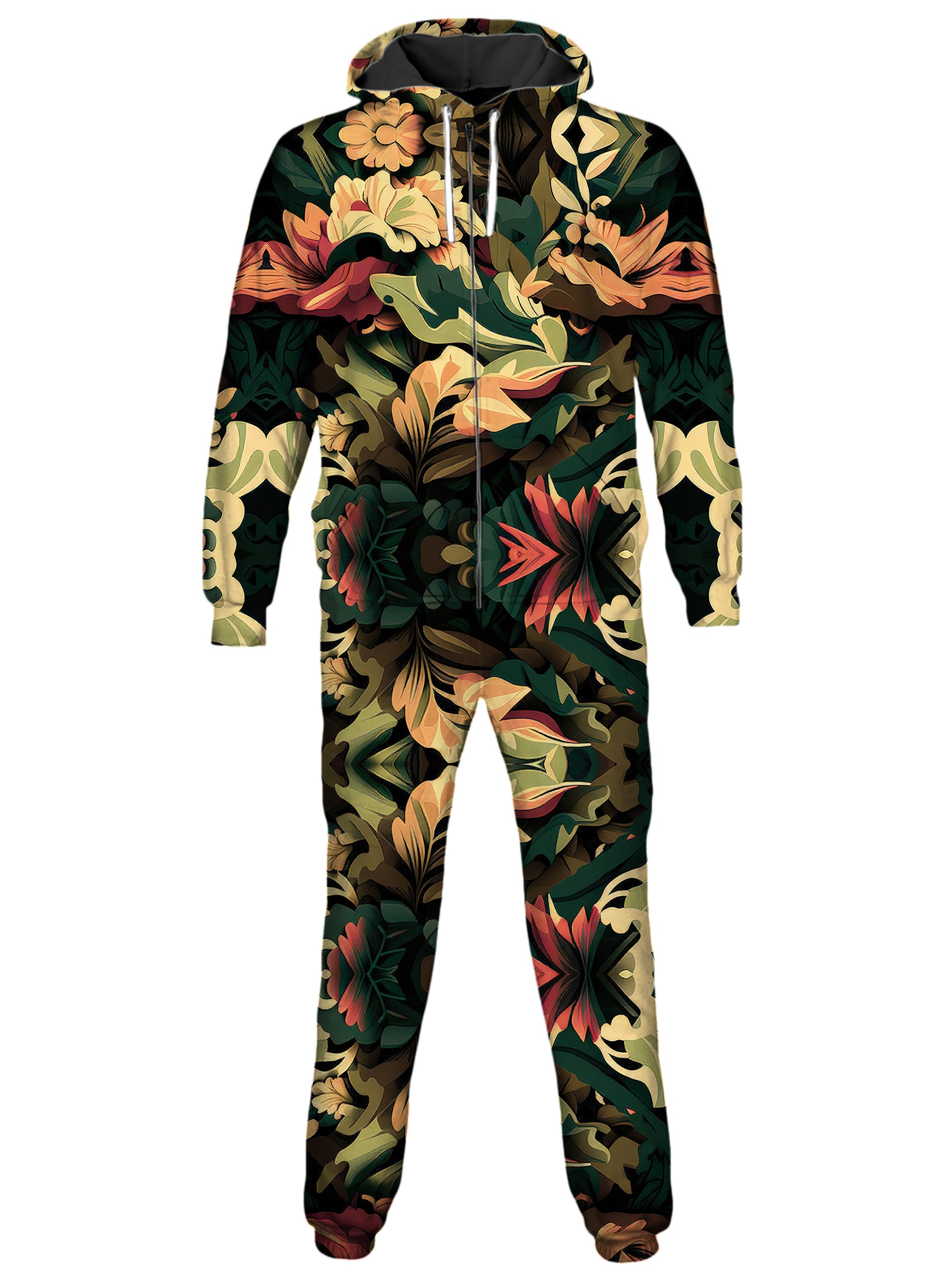 Floral Camo Pattern 01 Onesie, iEDM, | iEDM