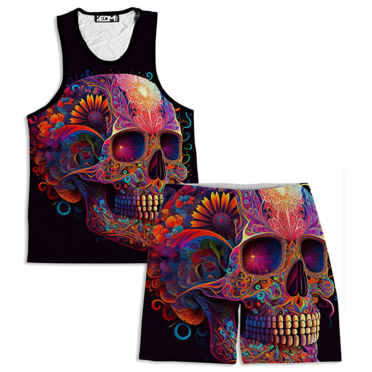 DOTD Skull Men's Tank and Shorts Combo, iEDM, | iEDM