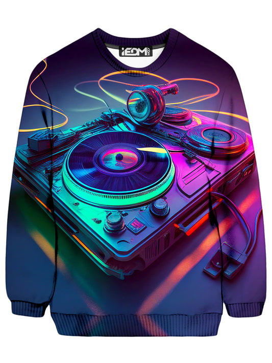 Neon Turntables Sweatshirt, iEDM, | iEDM