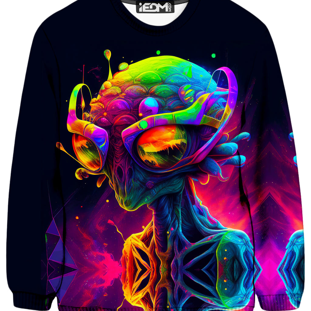 Psychedelic Alien Sweatshirt, iEDM, | iEDM