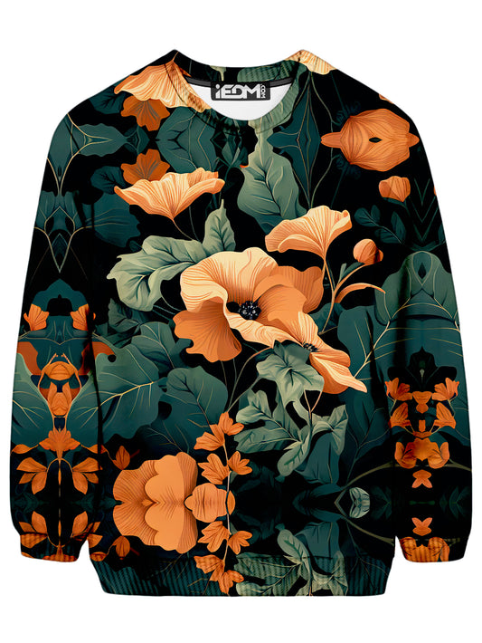 Tangerine Floral Sweatshirt, iEDM, | iEDM