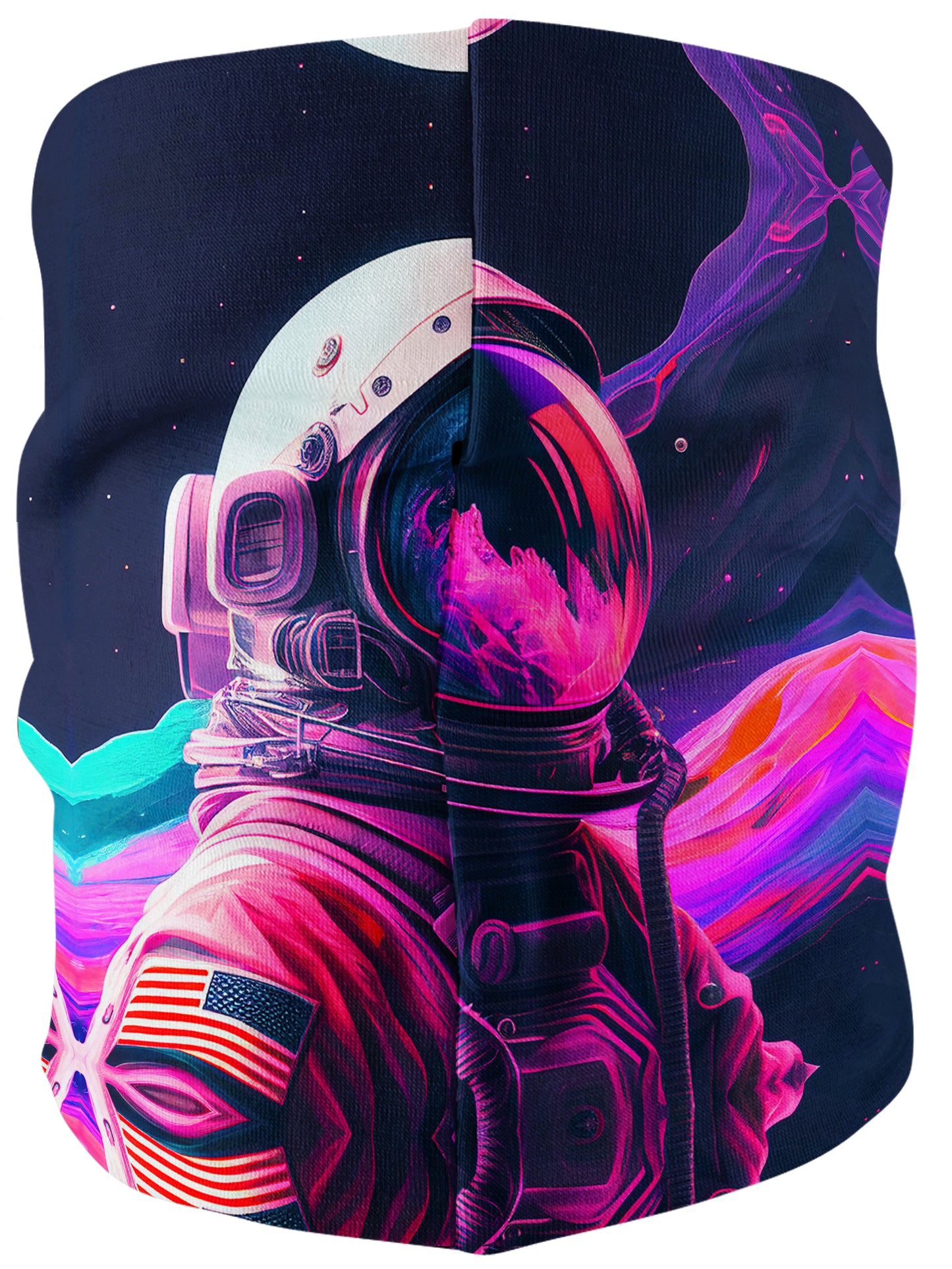 Synthwave Astronaut Bandana Mask, iEDM, | iEDM
