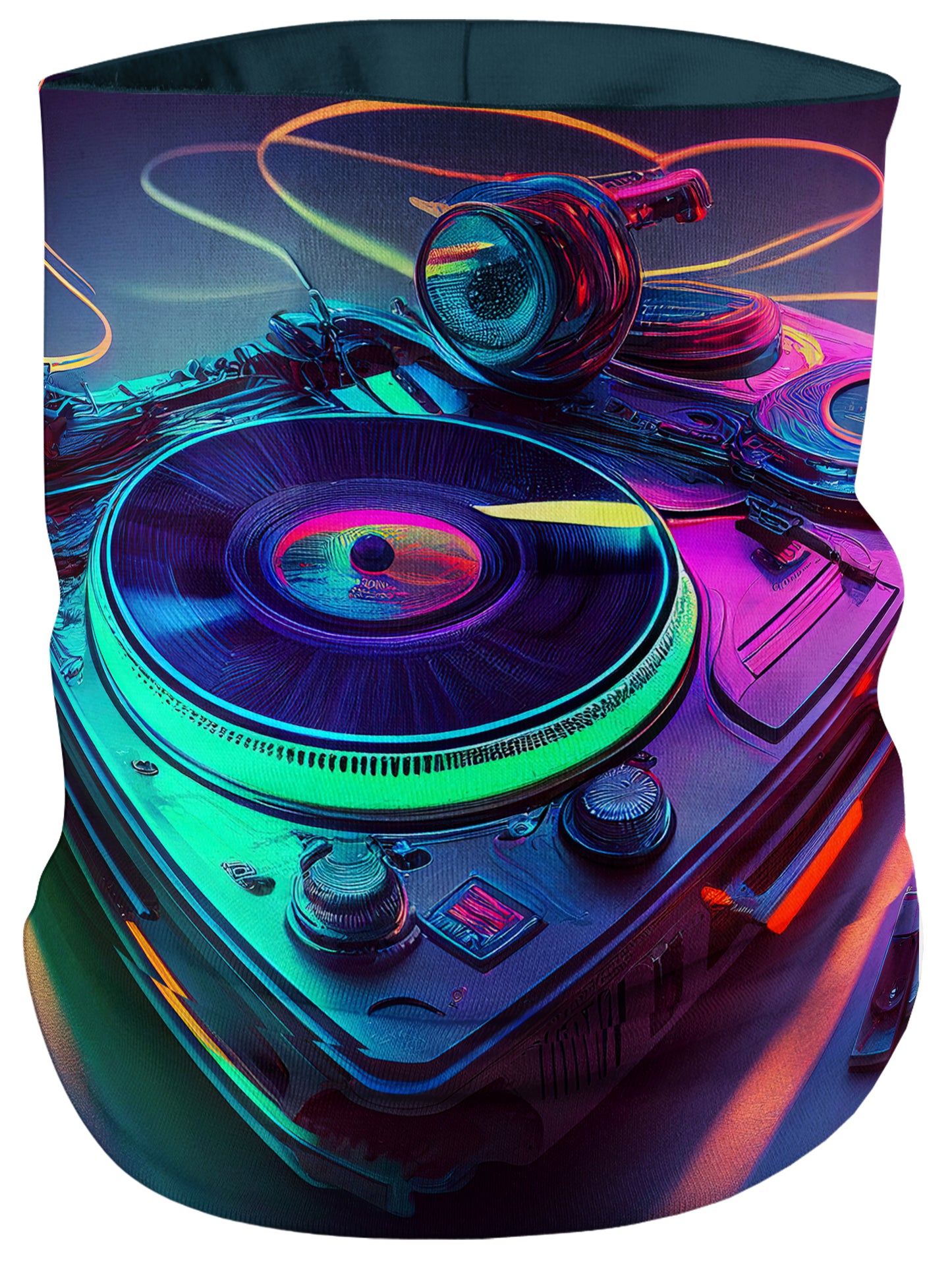 Neon Turntables Bandana Mask, iEDM, | iEDM